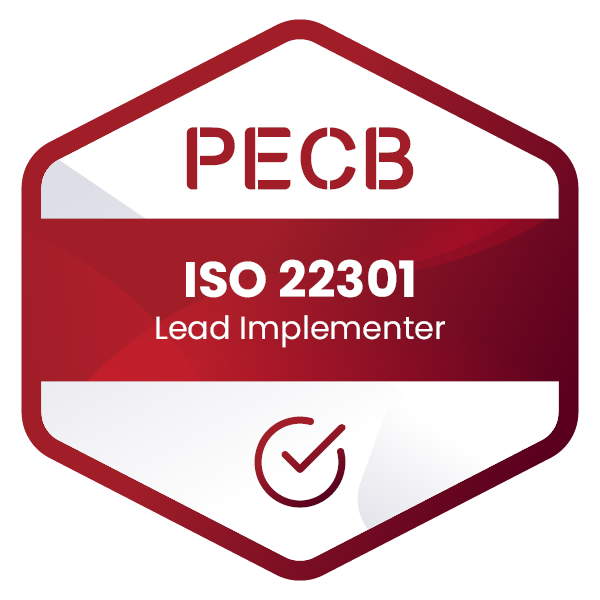 Recursos certificados em ISO 22301 Lead Implementer